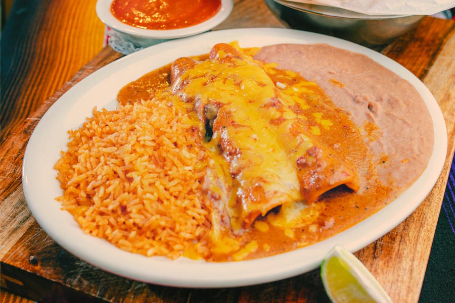 Ojeda's Dallas Tex-Mex Enchilada Dinner